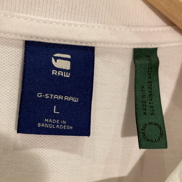 G-Star raw Dundalk slim polo white L - Picture 2 of 15